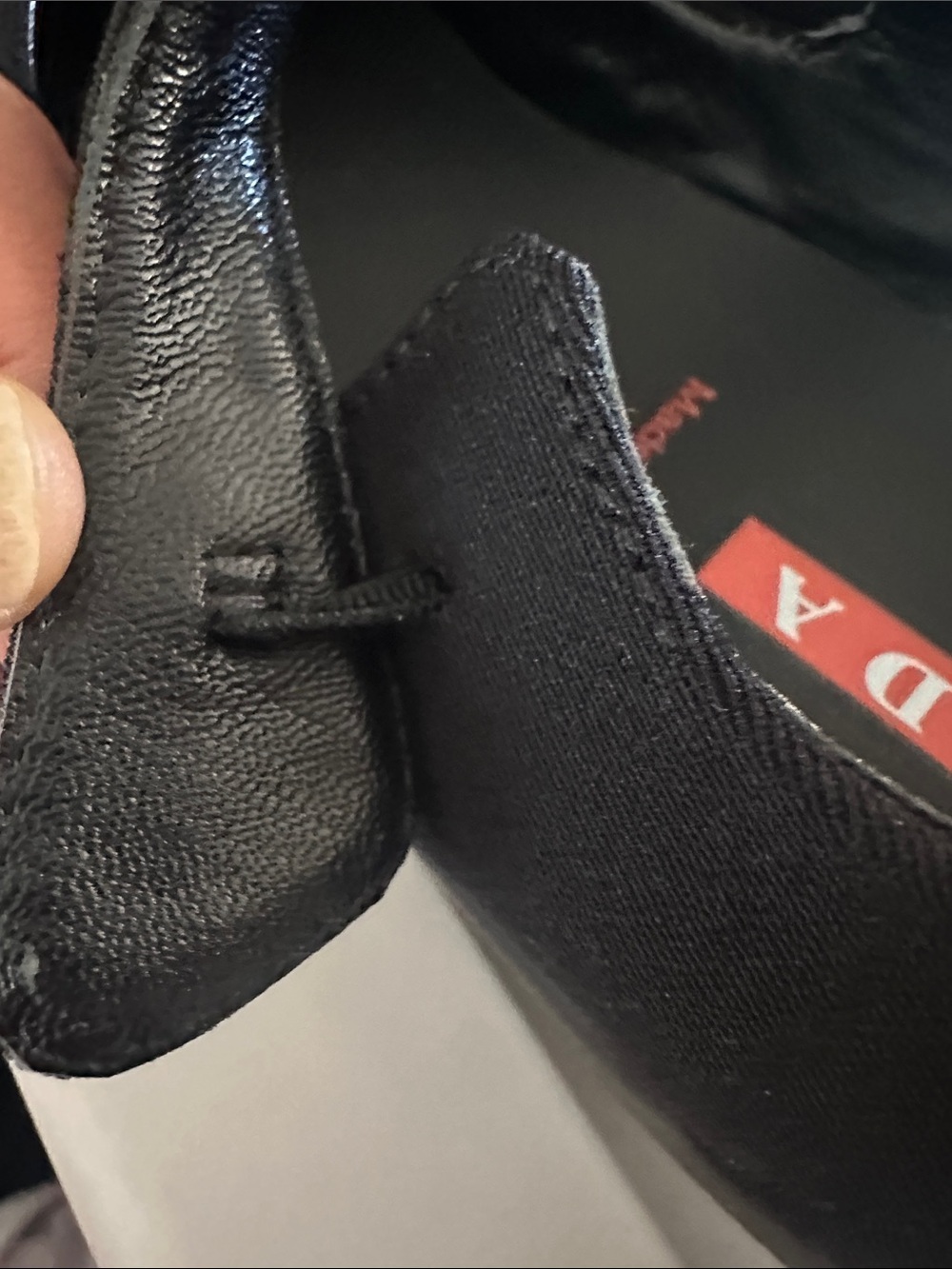 Prada Women's Black Mary Jane sport shoes - Picture 12 of 12